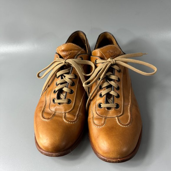 Exquisite Paola Da Ponte British Tan Leather Shoes, Men\ display picture 3
